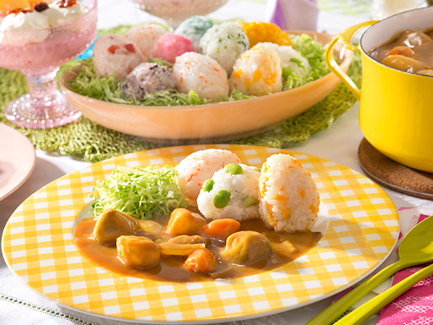 ライスボールのイースターカレー