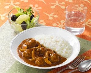 ミートボールのハヤシライス