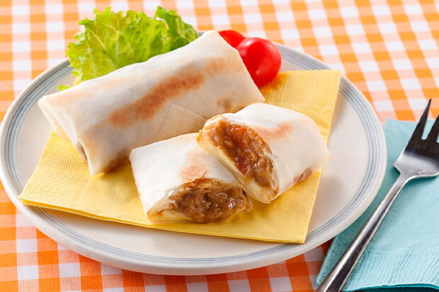 カレーチーズブリトー