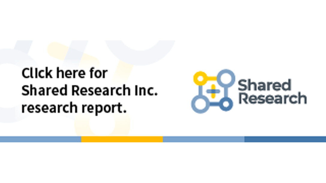 Click here for Shared Research Inc. research report