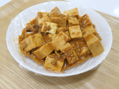 高野豆腐の麻婆豆腐