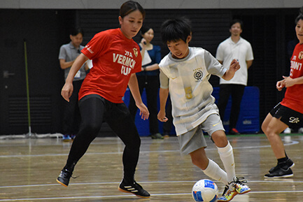 エキシビションマッチの様子