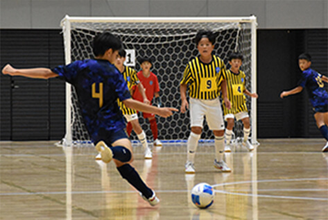 バーモントカップ全日本少年フットサル大会の様子