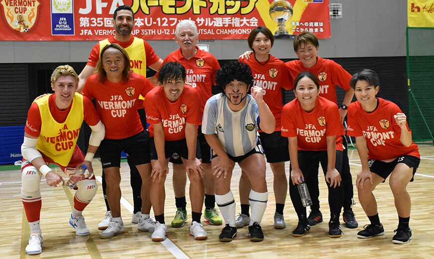 エキシビションマッチの様子