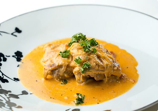 鶏のワインヴィネガー煮