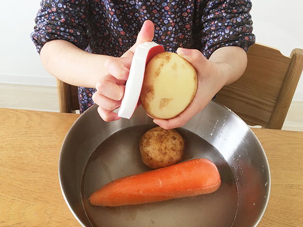 子どもも率先してお手伝い