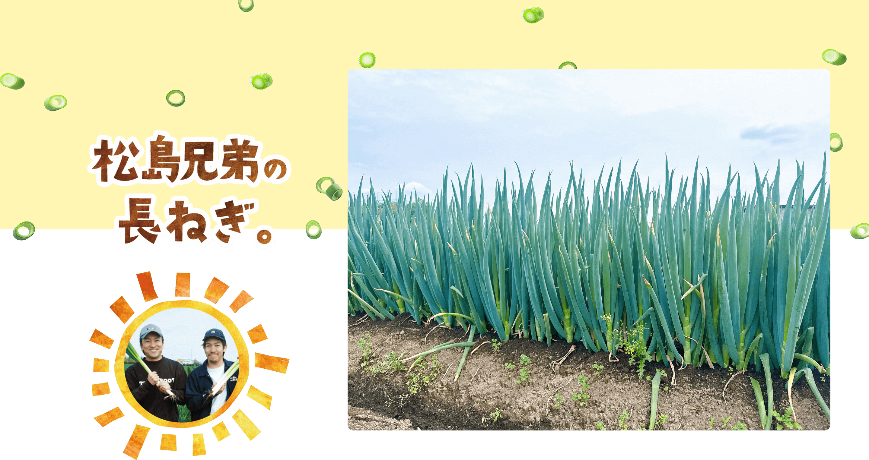 松島兄弟の長ねぎ